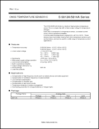 Click here to download S-5813A-I4T1G Datasheet