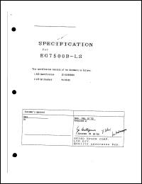 Click here to download EG7500B-LS Datasheet
