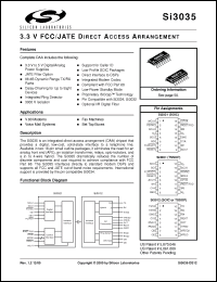 Click here to download Si3021-KS Datasheet