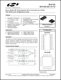 Click here to download Si4112-BT Datasheet