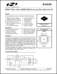 Click here to download Si5020 Datasheet