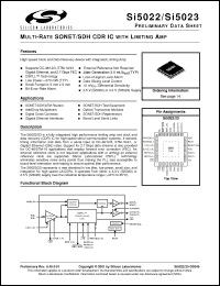 Click here to download Si5023-BM Datasheet