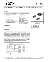 Click here to download SI3200-KS Datasheet