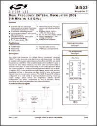Click here to download SI533JB00100DG Datasheet