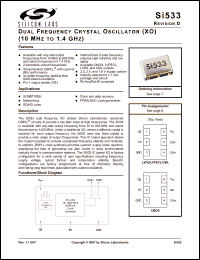 Click here to download SI533SC00100DG Datasheet