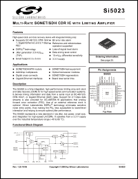 Click here to download SI5023 Datasheet
