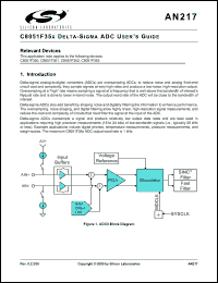 Click here to download AN217 Datasheet