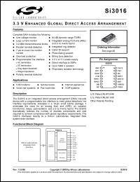 Click here to download SI3016-F-FS Datasheet