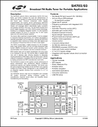 Click here to download SI4703 Datasheet