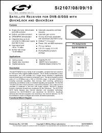 Click here to download SI2109 Datasheet