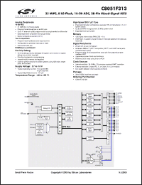 Click here to download C8051F313-GM Datasheet