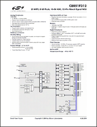Click here to download C8051F312 Datasheet