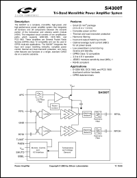 Click here to download SI4300T Datasheet