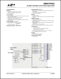 Click here to download C8051F333-GM Datasheet