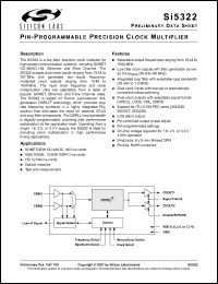 Click here to download SI5322 Datasheet