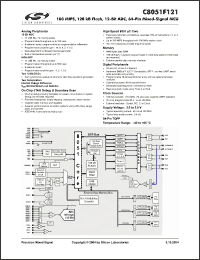 Click here to download C8051F121 Datasheet