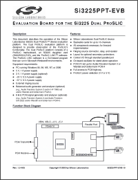 Click here to download SI3225PPT-EVB Datasheet