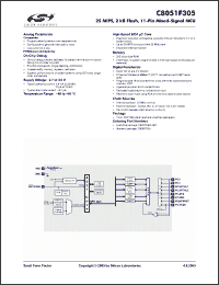 Click here to download C8051F305 Datasheet