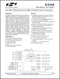 Click here to download SI5368A-B-GQ Datasheet