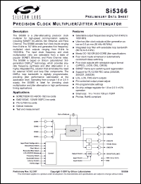 Click here to download SI5366-B-GQ Datasheet