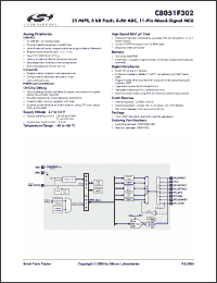 Click here to download C8051F302-GM Datasheet