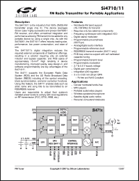 Click here to download SI4711 Datasheet