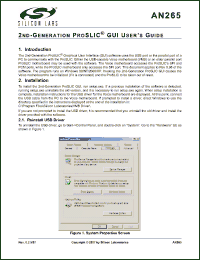 Click here to download AN265 Datasheet