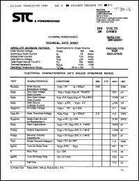 Click here to download SNF80201 Datasheet