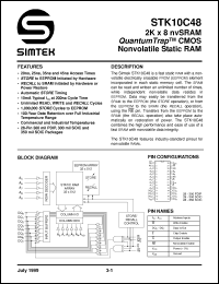 Click here to download STK10C48-N20 Datasheet