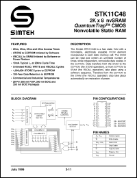 Click here to download STK11C48-N20 Datasheet