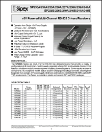 Click here to download SP241ACT Datasheet
