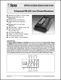 Click here to download SP312ACP Datasheet
