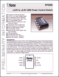 Click here to download SP2526EN-1 Datasheet