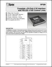 Click here to download SP320ACF Datasheet