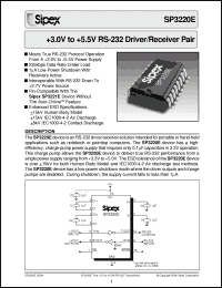 Click here to download SP3220ECY Datasheet