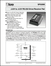 Click here to download SP3220EEY Datasheet