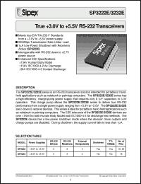 Click here to download SP3222ECT Datasheet