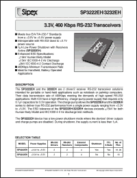 Click here to download SP3232EHCY Datasheet