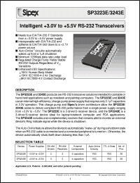 Click here to download SP3243ECT Datasheet