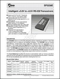 Click here to download SP3238ECY Datasheet