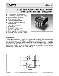 Click here to download SP3483CN Datasheet