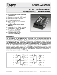 Click here to download SP3488ET Datasheet