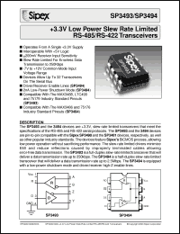 Click here to download SP3494 Datasheet