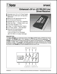 Click here to download SP385ECT Datasheet