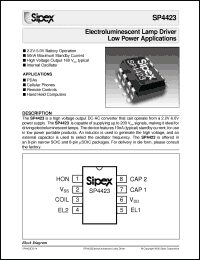 Click here to download SP4423NEB Datasheet
