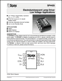 Click here to download SP4425UEB Datasheet