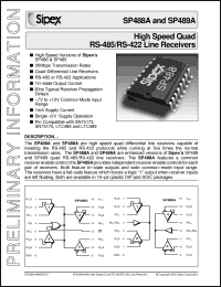 Click here to download SP489ACP Datasheet
