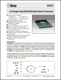 Click here to download SP507 Datasheet