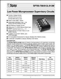 Click here to download SP813MCP Datasheet