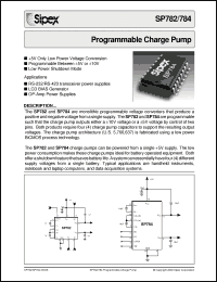 Click here to download SP782CP Datasheet